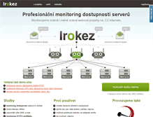 Tablet Screenshot of irokez.cz